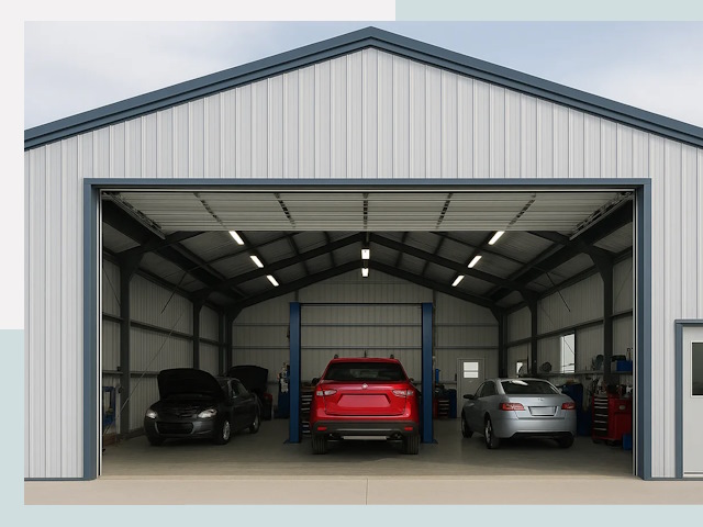 Ангары из сэндвич панелей от 625 руб. в Подольск