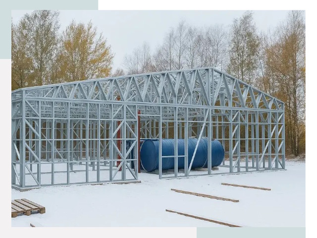 Металлические ангары в Подольске