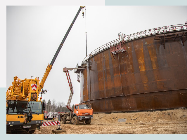 Монтаж резервуаров в Подольске от 625 руб. за м³