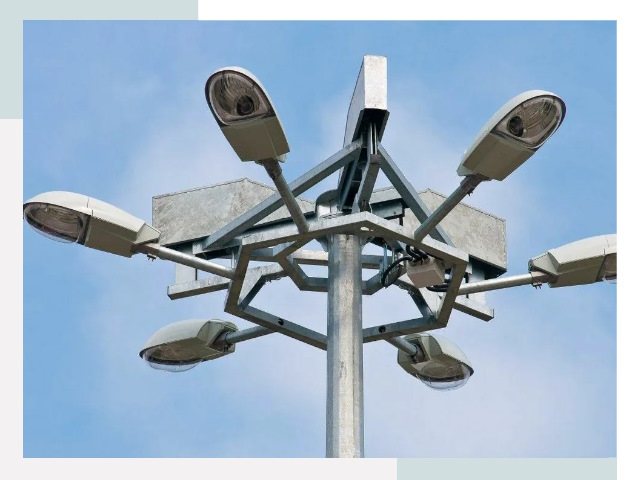 Монтаж осветительных мачт в Подольске