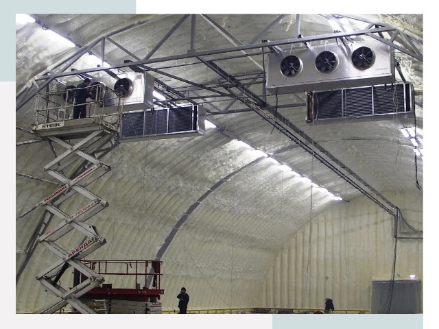 Оснащение ангаров в Подольске