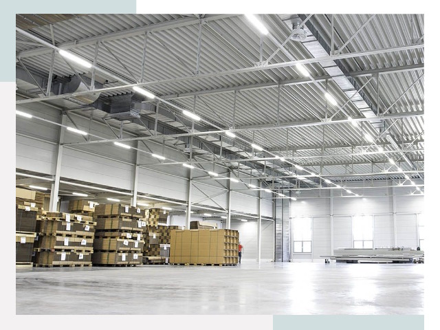 Освещение ангаров в Подольске