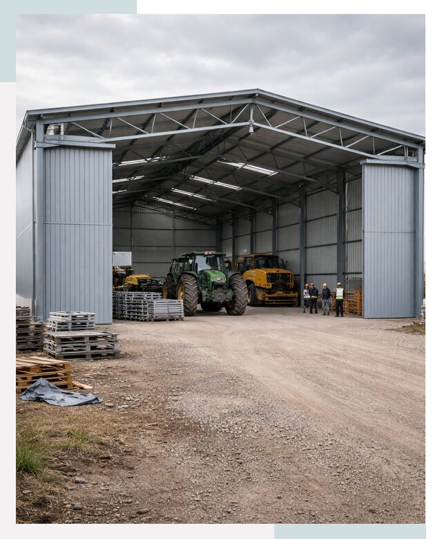 Ангары для сельхозтехники в Подольске от 20836 р. | СтальСтрой-Пдл