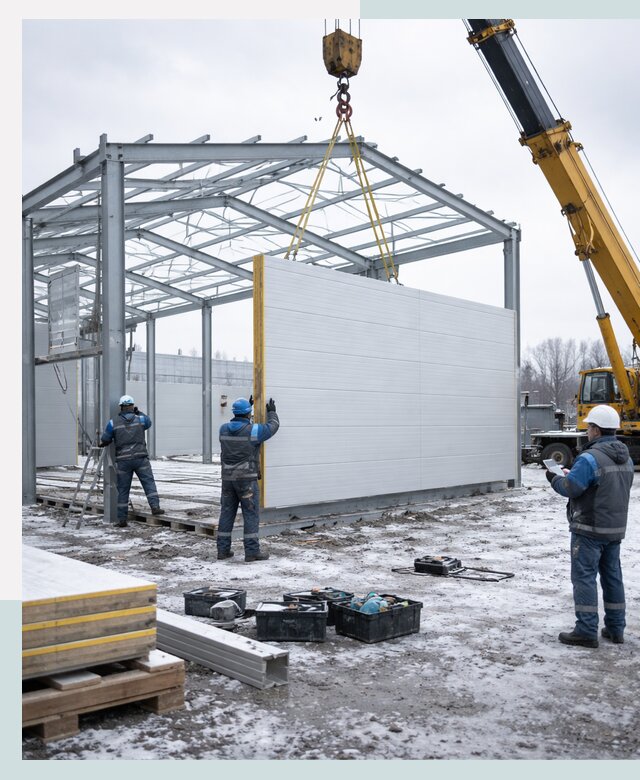 Строительство холодильных складов под ключ в Подольске