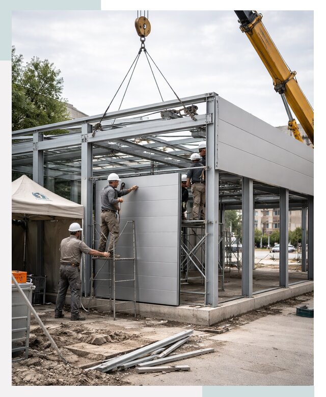 СтальСтрой-Пдл: торговый павильон под ключ в Подольске от 36463 р.