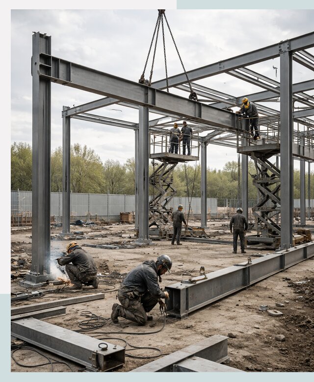 Строительство выставочных павильонов из металлоконструкций в Подольске